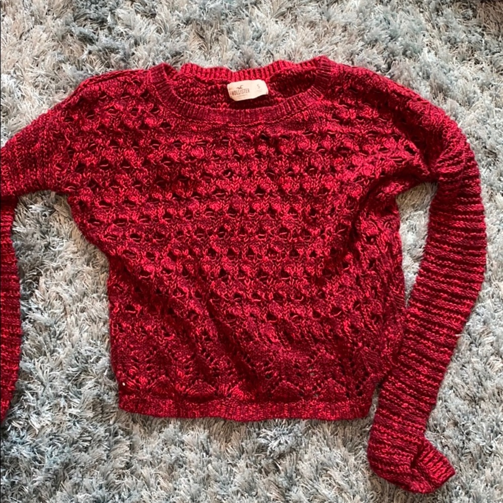 Hollister Red sweater